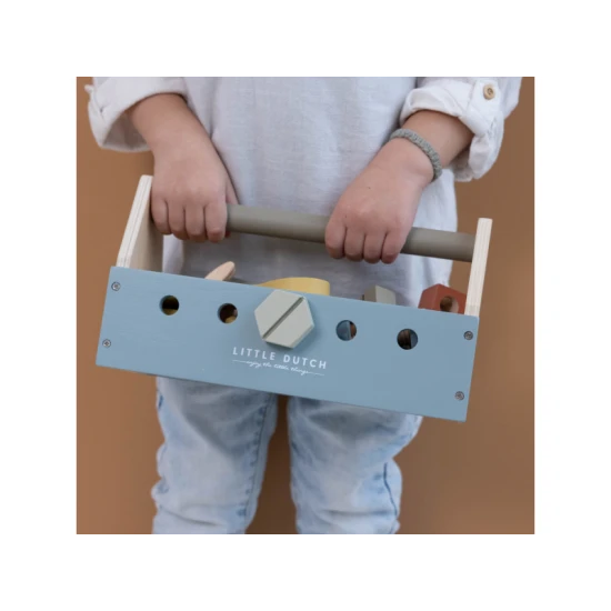 Holzwerkzeuge in einer Box von Little Dutch