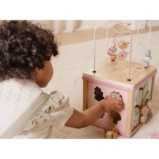 Märchengarten-Spielwürfel aus Holz