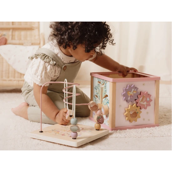 Märchengarten-Spielwürfel aus Holz