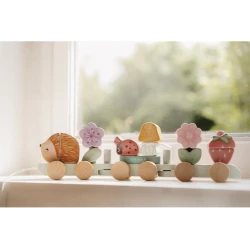 Fairy Garden Igel Holzzug