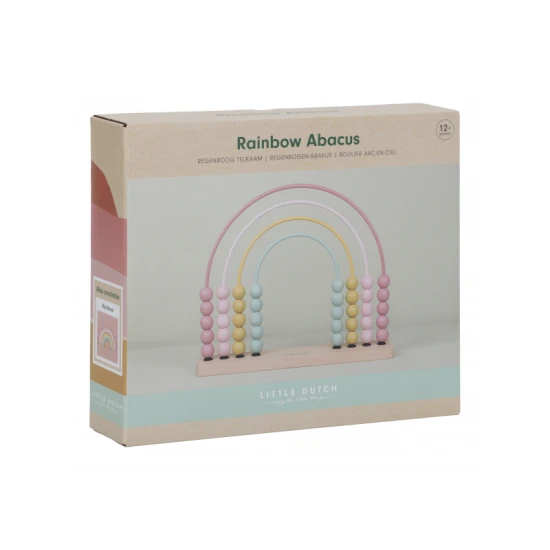 Regenbogen-Feengarten-Theke mit bunten Perlen