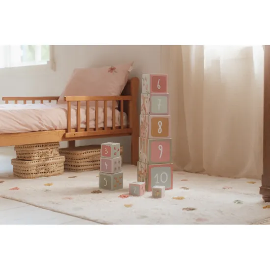 Bunte Pappwürfel Fairy Garden Schornstein mit Illustrationen