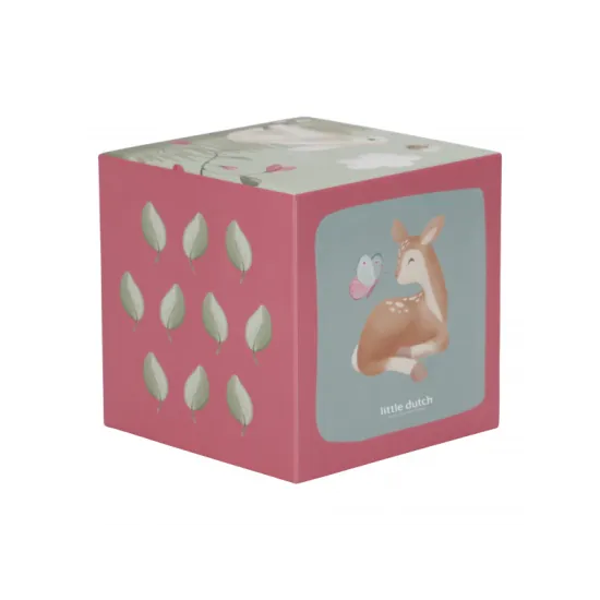 Bunte Pappwürfel Fairy Garden Schornstein mit Illustrationen