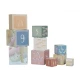 LITTLE DUTCH Stapelturm 10 Bauklötze Safari Friends