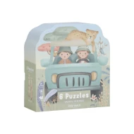 Puzzle 6in1 Safari Friends