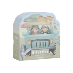 Puzzle 6in1 Safari Friends