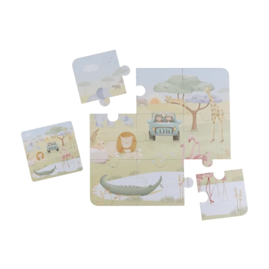 LITTLE DUTCH Puzzle 6in1 Safari Friends