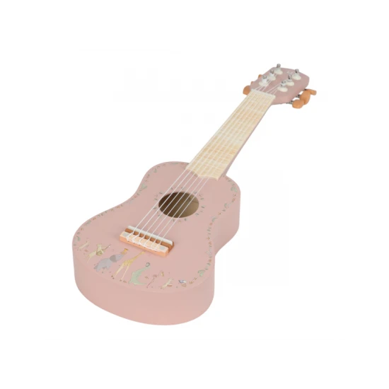 Little Dutch Holzgitarre Pink Safari Friends 7471LD