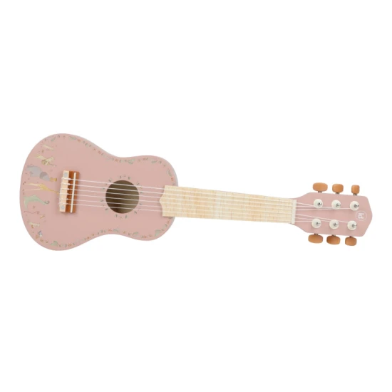 Little Dutch Holzgitarre Pink Safari Friends 7471LD