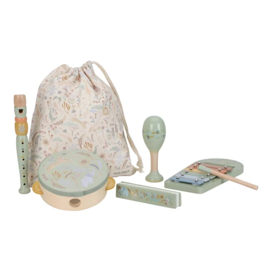 Little Dutch Musikinstrumente-Set Green Safari Friends 7473LD
