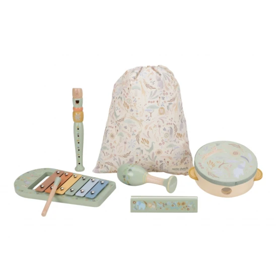 Little Dutch Musikinstrumente-Set Green Safari Friends 7473LD