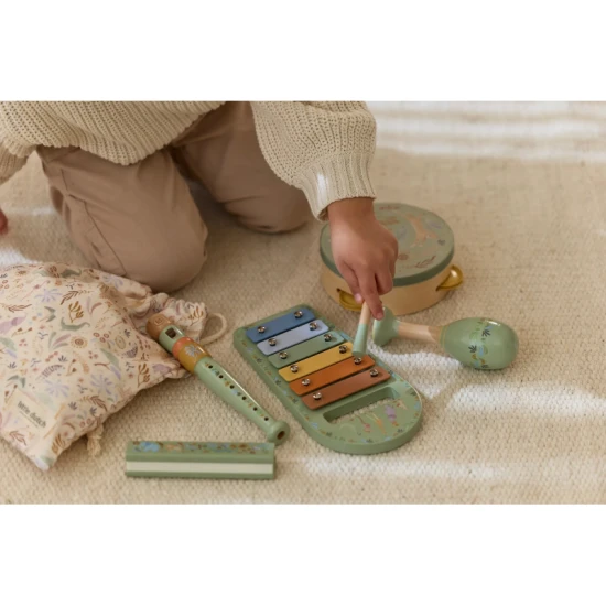 Little Dutch Musikinstrumente-Set Green Safari Friends 7473LD