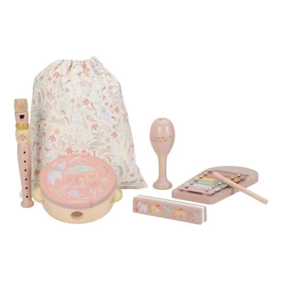 Little Dutch Musikinstrumente-Set Pink Safari Friends 7474LD