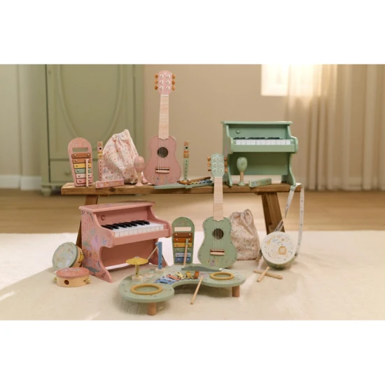 Little Dutch Musikinstrumente-Set Pink Safari Friends 7474LD