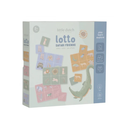 LITTLE DUTCH Lotto-Spiel Safari Friends