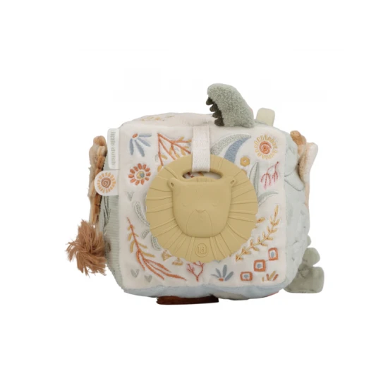 Little Dutch Stoffwürfel mit Aktivitäten Safari Friends 8309LD