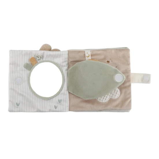 Textilná knižka s aktivitami Newborn Naturals