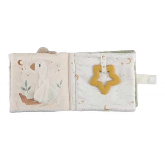 Textilná knižka s aktivitami Newborn Naturals