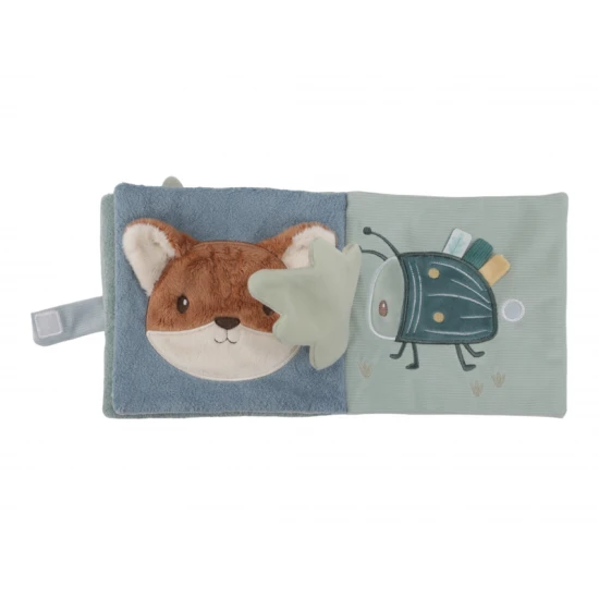 Textilbuch mit Forest Friends-Aktivitäten mit Motiven aus dem Leben im Wald