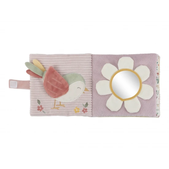 Textilbuch mit Fairy Garden Aktivitäten mit Motiven aus dem Leben im Garten