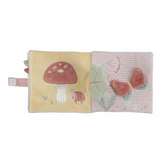 Textilbuch mit Fairy Garden Aktivitäten mit Motiven aus dem Leben im Garten