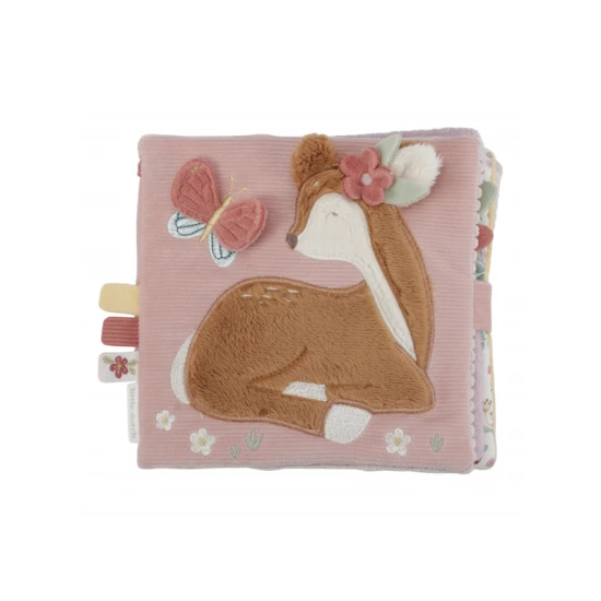 Textilbuch mit Fairy Garden Aktivitäten mit Motiven aus dem Leben im Garten