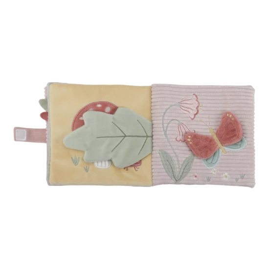 Textilbuch mit Fairy Garden Aktivitäten mit Motiven aus dem Leben im Garten