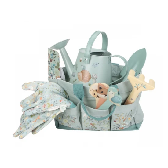 Kinder-Gartenset Forest Friends mit Kessel, Handschuhen und Werkzeug