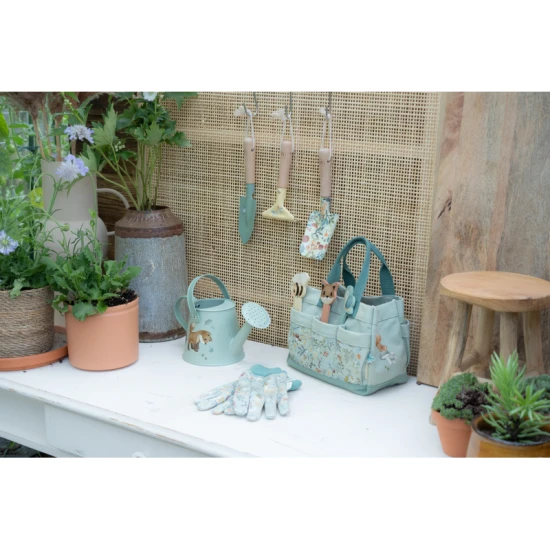 Kinder-Gartenset Forest Friends mit Kessel, Handschuhen und Werkzeug