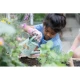 Kinder-Gartenset Forest Friends mit Kessel, Handschuhen und Werkzeug
