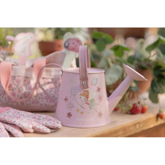 Kinder-Gartenset Fairy Garden mit Kessel, Handschuhen und Werkzeug