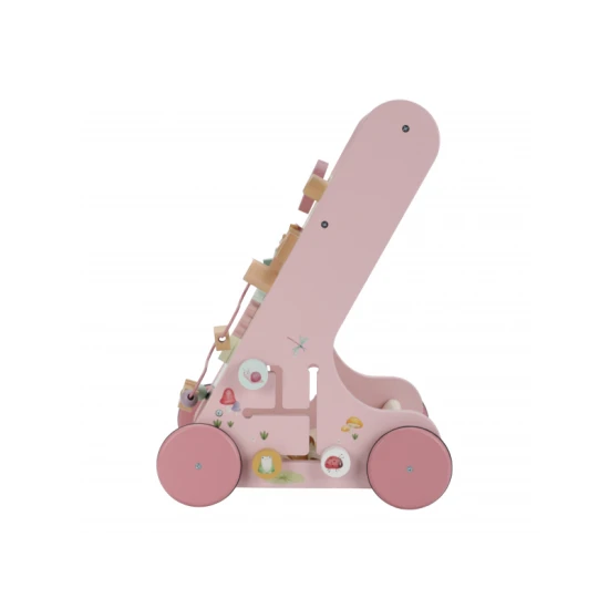 Lauflernwagen Fairy Garden: Lauflernwagen aus Holz für Kinder mit Aktivitäten