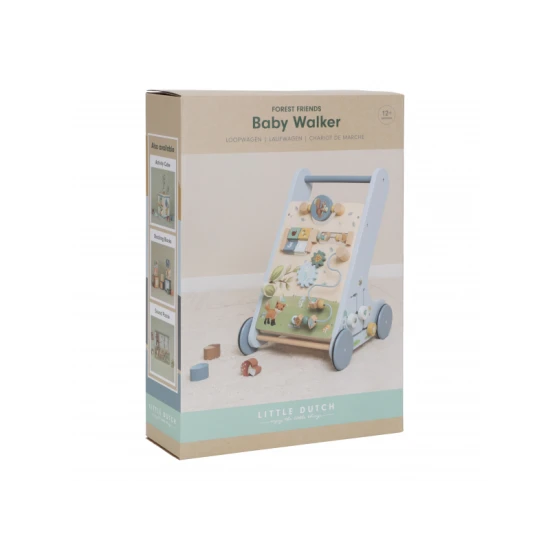 Lauflernwagen Forest Friends - Lauflernwagen aus Holz für Kinder