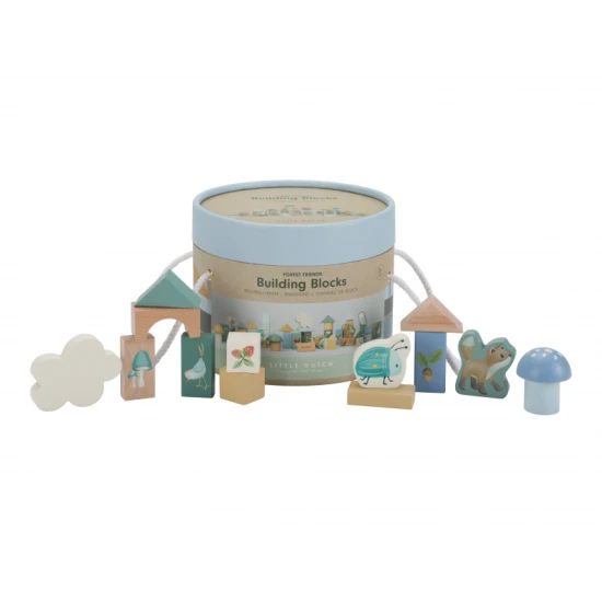 Forest Friends Würfel 50 Stück - Holzwürfel mit Waldmotiven