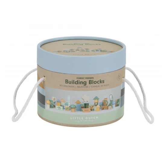 Forest Friends Würfel 50 Stück - Holzwürfel mit Waldmotiven