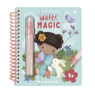 Aquarellmalerei Rosa und Freunde