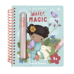 Aquarellmalerei Rosa und Freunde