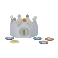 Geburtstagskrone mit Zahlen Blau