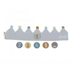 Geburtstagskrone mit Zahlen Blau