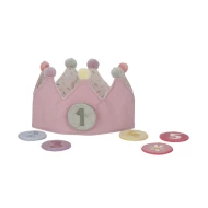 Geburtstagskrone mit Zahlen Rosa