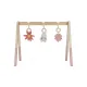 Miffy Lucky Bottom Klettergerüst aus Holz mit Plüschspielzeug – ideal für die Entwicklung der motorischen Fähigkeiten des Babys.