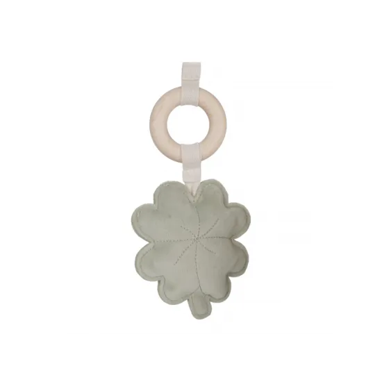 Miffy Lucky Leaves Holzspielhaus mit Plüschtieren in Form von Miffy, dem Kaninchen und Blättern, ideal für die Entwicklung von Babys