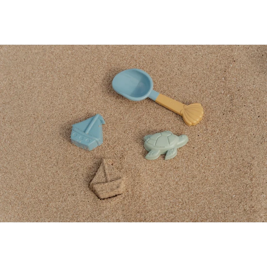 Das Sandset mit Meeresmotiven ist für Kinder zu Hause im Garten und am Meer am Strand nützlich.