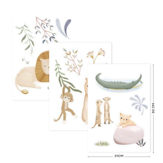Wandsticker Löwe Safari Friends Little Dutch Wandsticker Löwe Safari Friends