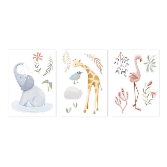 Wandsticker Blooming Safari Little Dutch Wandsticker Blooming Safari