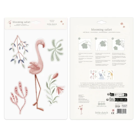 Wandsticker Blooming Safari Little Dutch Wandsticker Blooming Safari