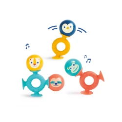 Rasseln mit Saugnapf Smac Pop