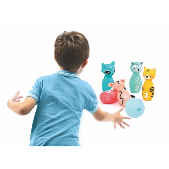 Bowling für die Kleinsten Tiere mit Zahlen – Ludi 30136LU