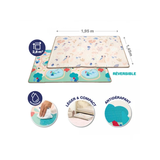 Faltbare Schaumstoff-Spielmatte – Ludi 20016LU