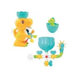 Wassermühle mit Rohren Dinosaurier